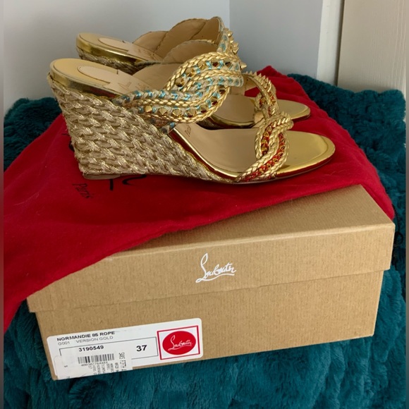 Christian Louboutin size 37 sandals - Picture 1 of 12